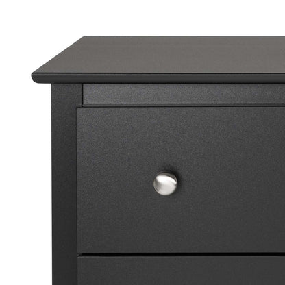 Commode Jade 8 tiroirs - Noir|Commode Jade à 8 tiroirs - noire