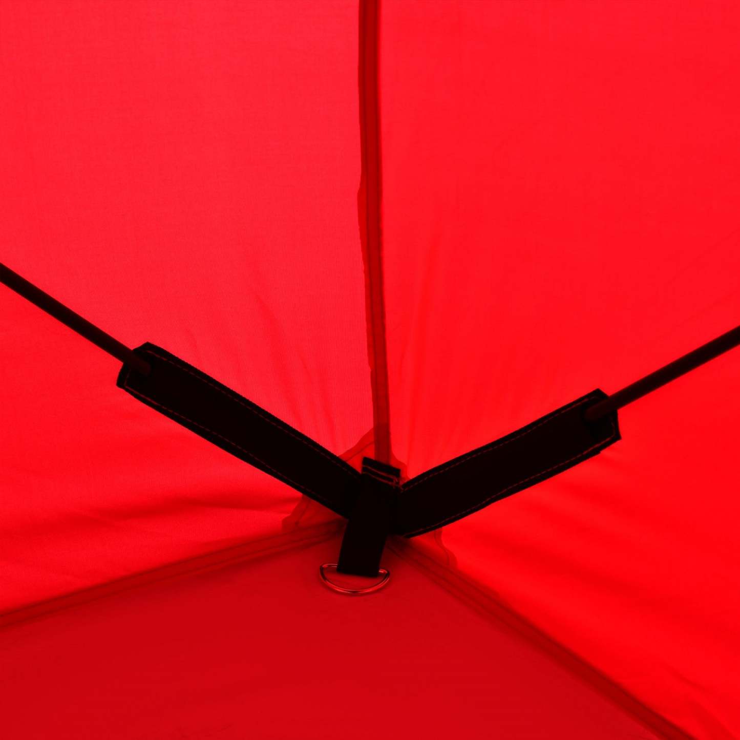 Outsunny Tente de pêche sur glace escamotable pour 2 personnes avec sac de transport, rouge|Outsunny Tente De Pêche Portable Pour 2 Personnes Avec Fenêtres