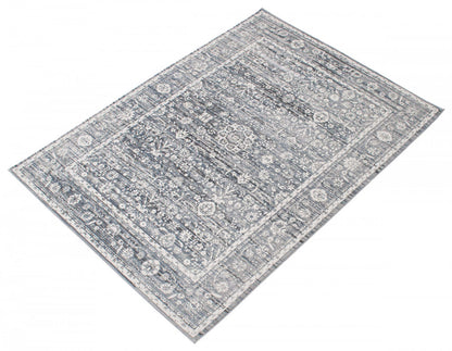 Carpette Shaleigh crème, tapis gris 3 pi 11 po x 5 pi 11 po|D86FT8Q9