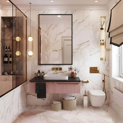 Arcus 24 X 36 Hand Crafted Linear Rectangular Mirror - Noir|Miroir rectangulaire linéaire Arcus 24 po x 36 po fabriqué à la main - noir