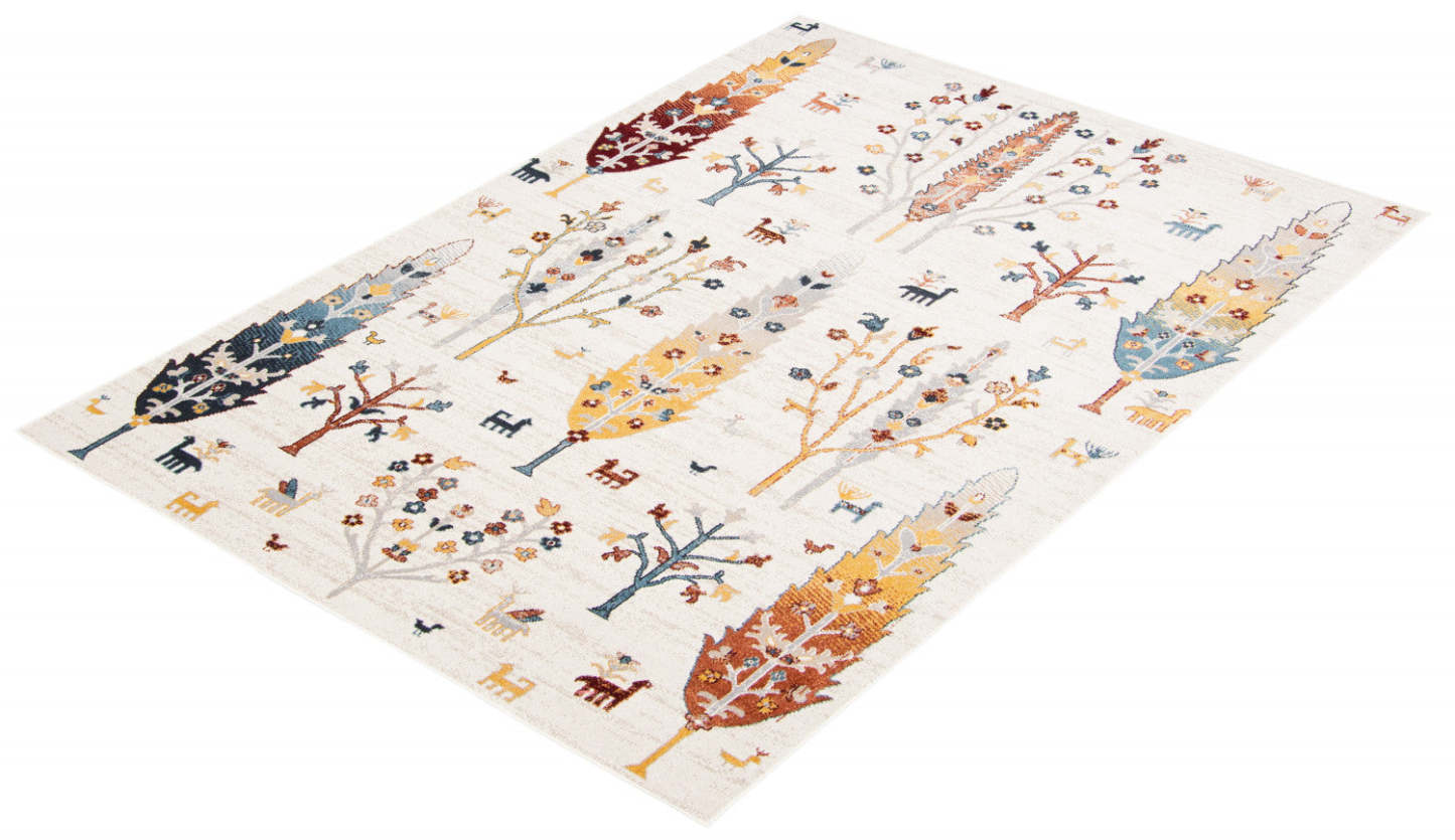 Tapis lavable en machine Pine Ivory - 6'0 x 9'0|Carpette Pine ivoire lavable à la machine - 6 pi 0 po x 9 pi 0 po|D86F29YS