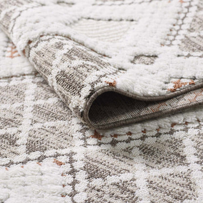 Quinto Twinkle Orange Shag Area Rug - 7'7 x 10'|Carpette à poil long Quinto Twinkle orange - 7 pi 7 po x 10 pi