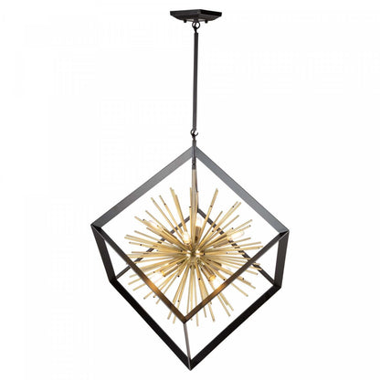 Sunburst  8-Light Chandelier | Lustre Sunburst à 8 ampoules | D06HLVZE