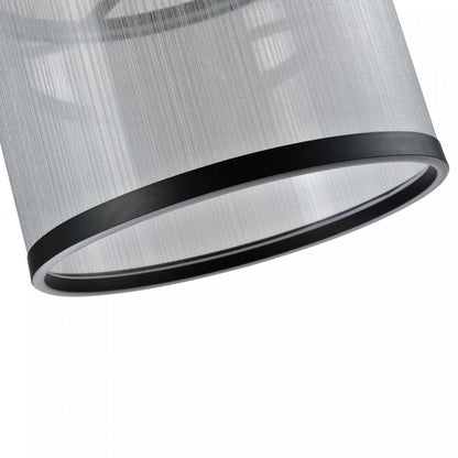 Suspension Cora à LED intégrée, lampe argentée | A Del Integrees Cora, Argent