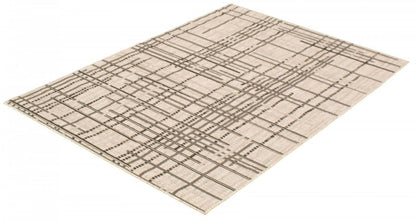 Sadie Burburry argent-noir - 5 pi 3 po x 7 pi 7 po| D29MI9KC