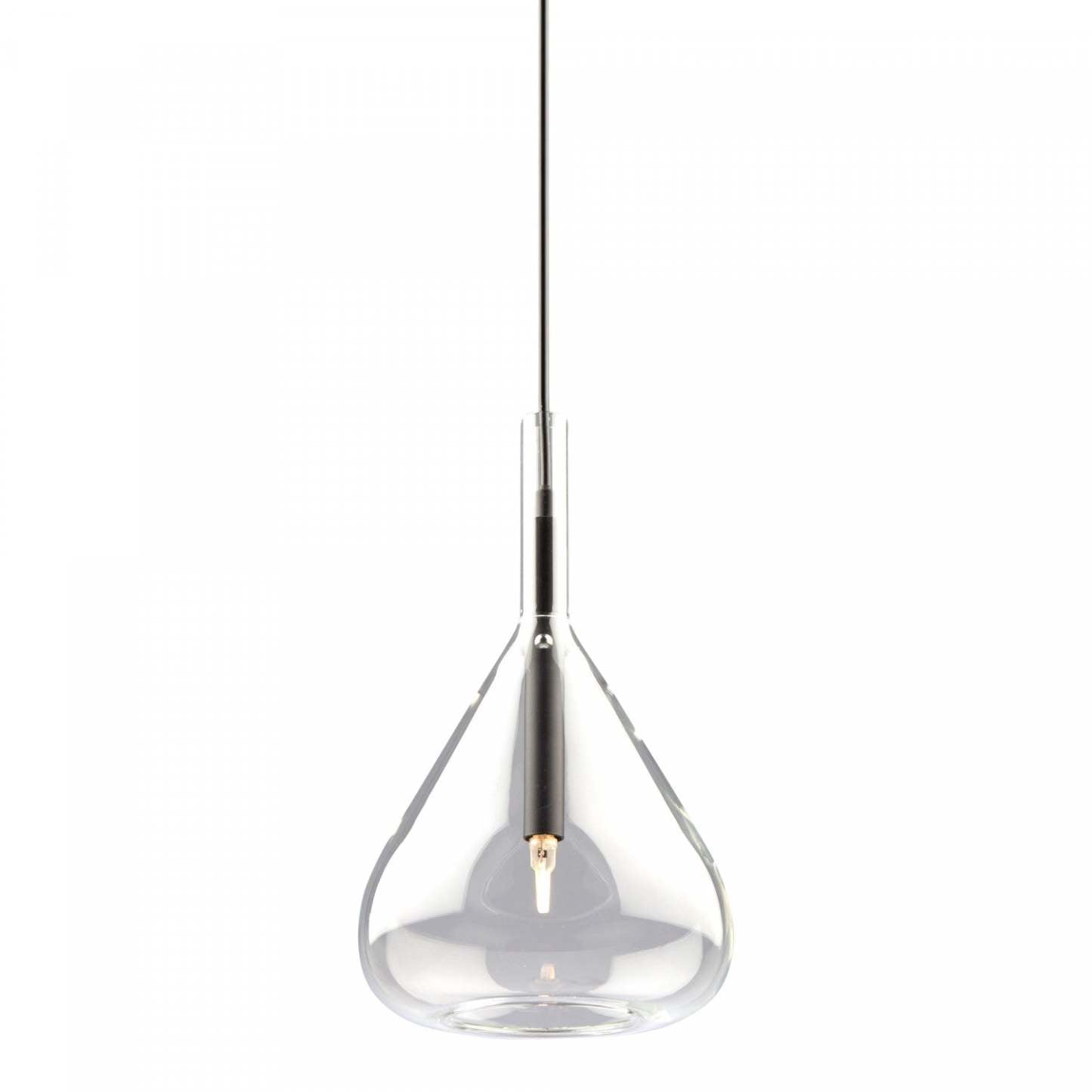 Luminaire suspendu noir conique à 3 lumières | Luminaire suspendu Conic noir à 3 ampoules | D06H45IQ