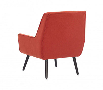 Trellis Pimento Fabric Accent Chair - Red|Fauteuil d’appoint Trellis Pimento en tissu - rouge