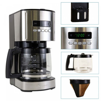 Cafetière programmable Kenmore de 12 tasses, noire - KKCM12B|Kenmore 12-Cup Programmable Coffee Maker Black - KKCM12B