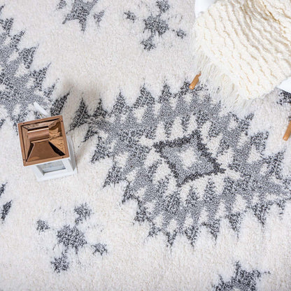 Tapis Lola Diamond Gris 4x6 | Carpette Lola Diamond grise 4 x 6 | D80G160U