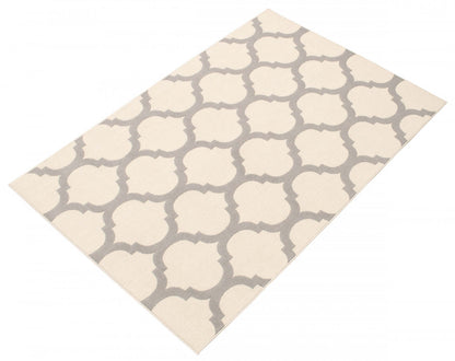 Tapis Sophie gris clair - 201 x 290 cm | D86FGHMK