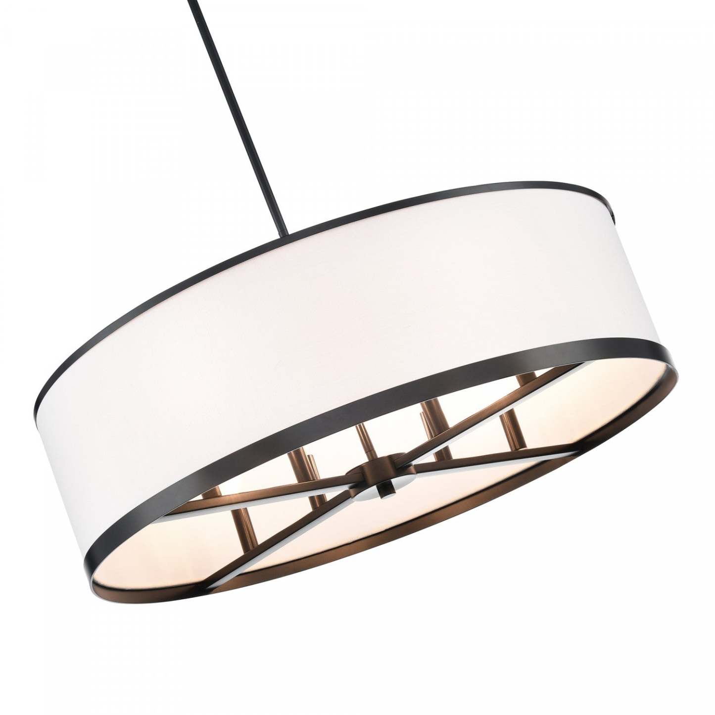 Luminaire d'îlot High Street 8 lampes 30 po, noir | Luminaire d'îlot à 8 lampes High Street de 30 po, noir