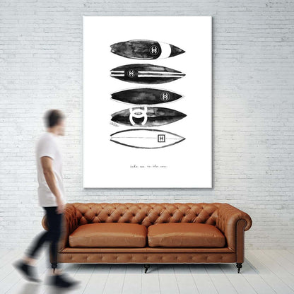 Surf Portrait Giant Art 72x54 Wall Art|Œuvre d'art murale Giant Art « Surf Portrait » 72 x 54