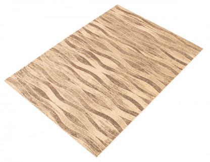 Arusha ivoire / gris 6'7 x 9'6 tapis de zone|Carpette Arusha ivoiregris 6 pi 7 po x 9 pi 6 po|D26YBNT0