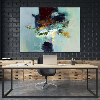 Œuvre d'art murale géante « Stand By You » 72 x 54