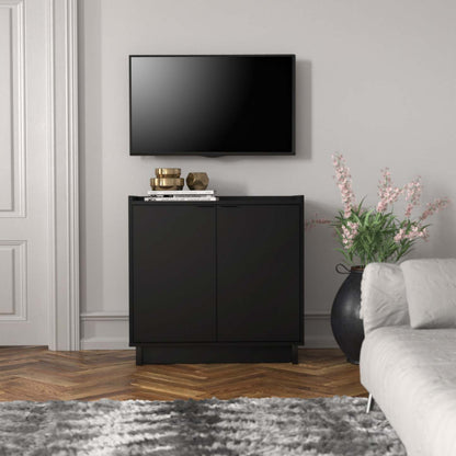 Prepac Simply Modern 2-Door Console Buffet - Noir|Console Simply Modern de Prepac à 2 portes - noire
