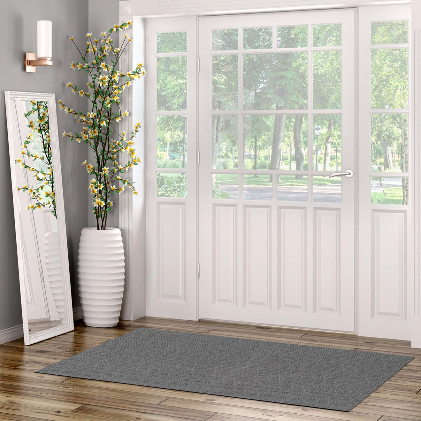 Tapis Bellezza gris foncé 2'2 x 4'0|Carpette Bellezza gris foncé 2 pi 2 po x 4 pi 0 po|D21QW1AB