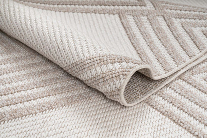 Tapis intérieur/extérieur blanc Athena - 7,6 X 10,6 | Tapis Blanc D'intérieur/Extérieur Athena - 7.6 X 10.6