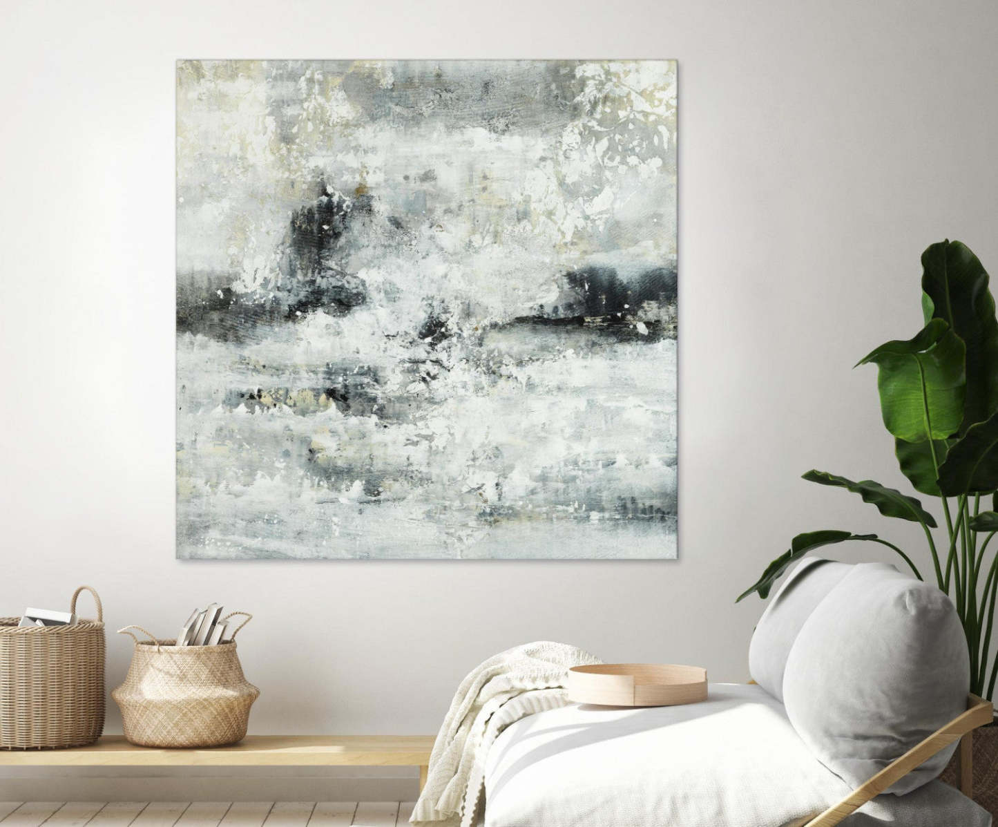 Œuvre d'art murale géante « High Esteem » 54 x 54