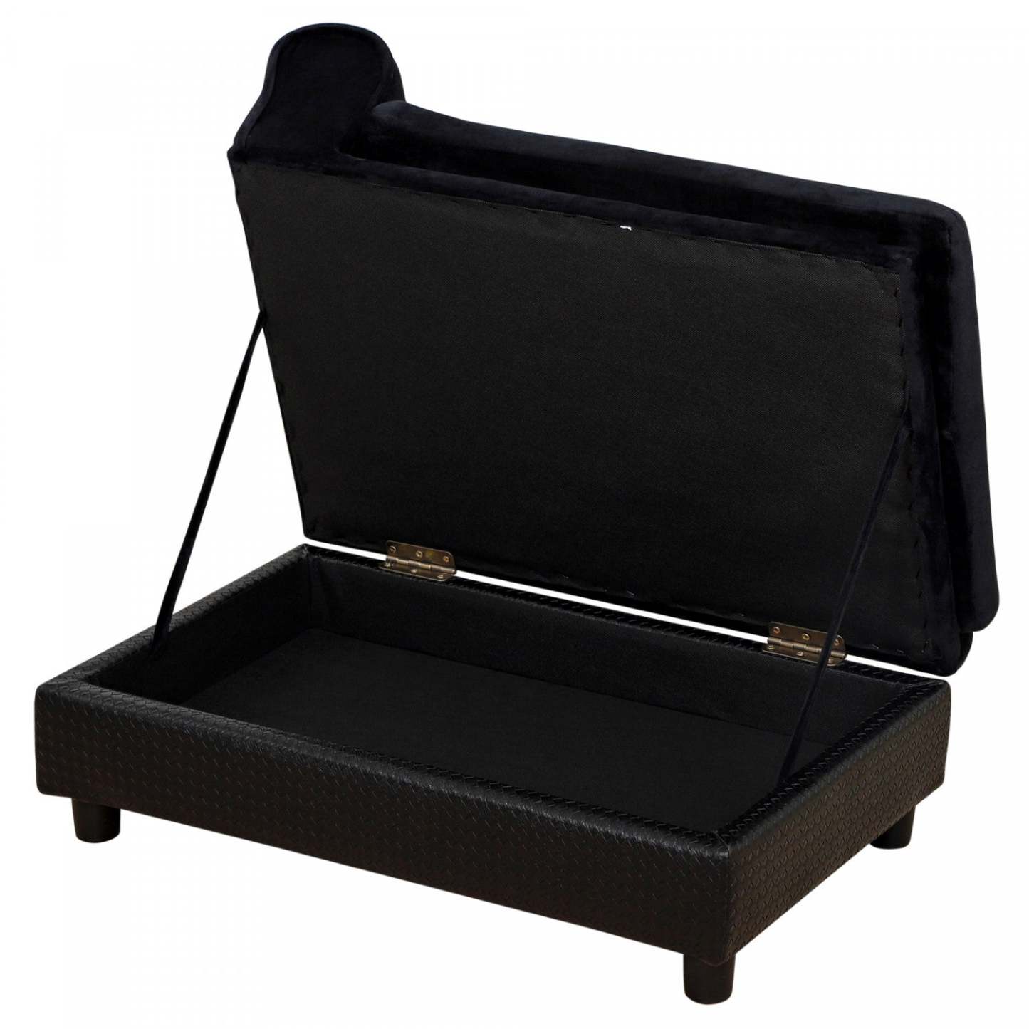 Pawhut Canapé Pour Animal De Compagnie, Canapé Pour Chien, Lit Surélévé Pour Animal De Compagnie Avec Fonction De Rangement