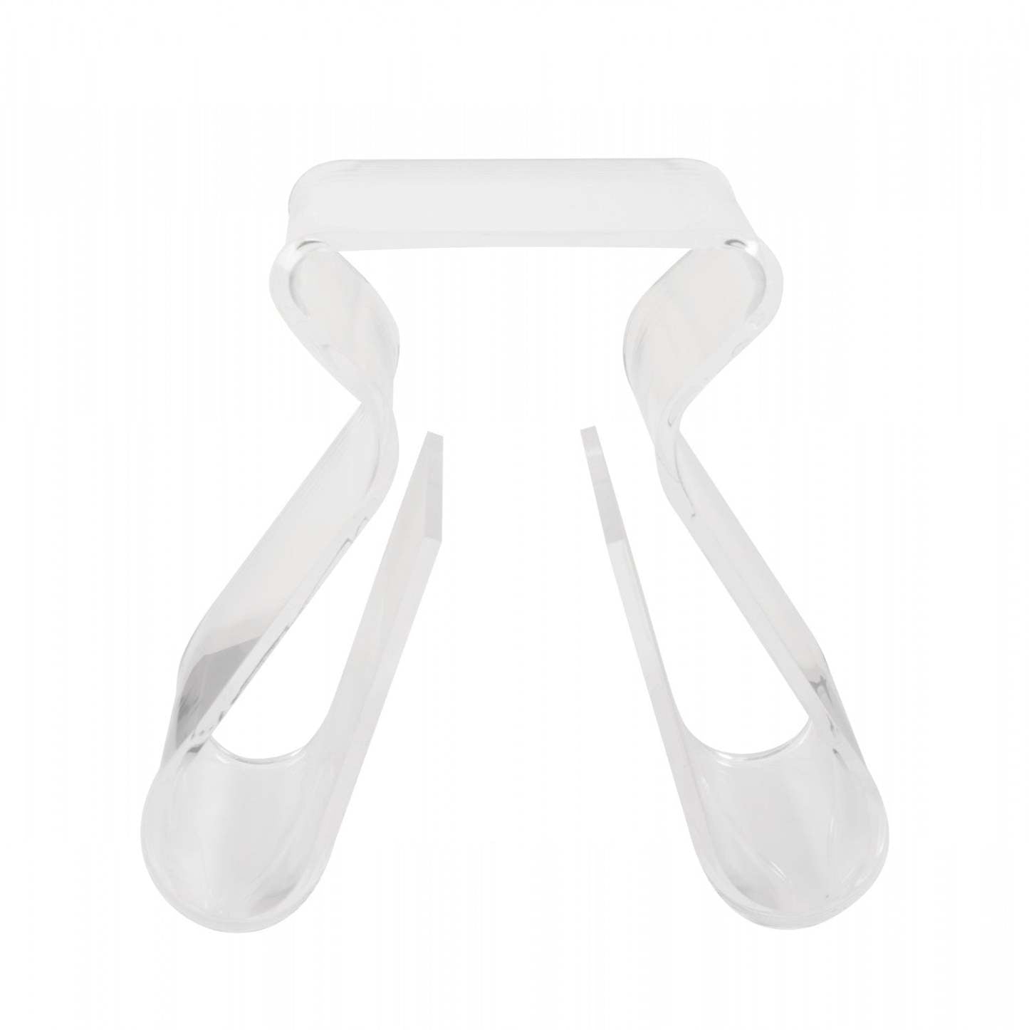 Umbra Modern Acrylique Magino Magazine Rack End Table|Table de bout moderne Magino de Umbra en acrylique avec support à magazines