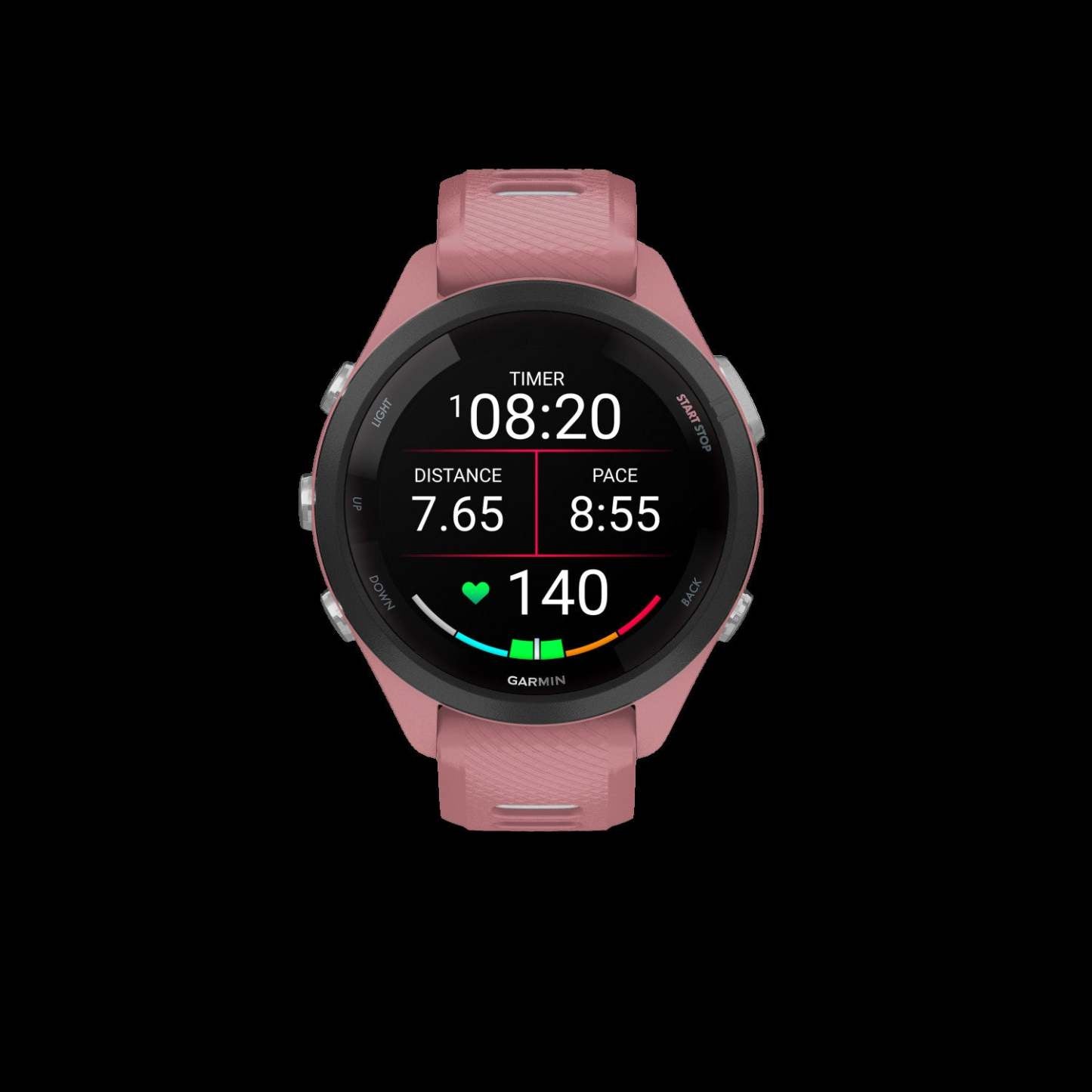 Garmin Forerunner® 265s Montre Gps Intelligente - Suivi De Fitness Avec Gps Multi-bande - Rose Clair