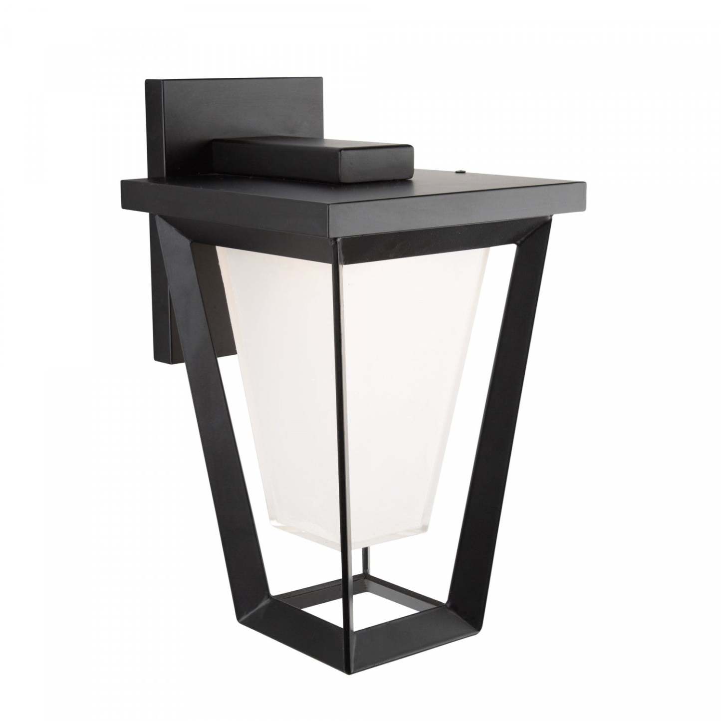 Applique murale d'extérieur LED Waterbury noire 15 W | Applique murale Waterbury noire à DEL de 10 W pour l'extérieur | D06HIPHC