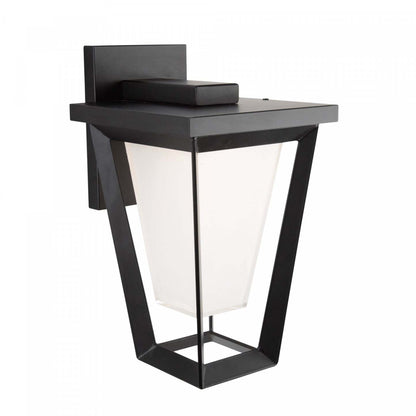 Applique murale d'extérieur LED Waterbury noire 15 W | Applique murale Waterbury noire à DEL de 10 W pour l'extérieur | D06HIPHC