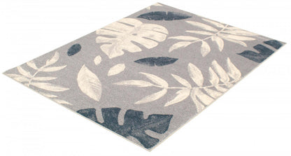 Palta Silver-Prol Area Rug - 5'3 x 7'3|Carpette Palta argent-couleur pétrole - 5 pi 3 po x 7 pi 3 po| D2AKOXA0