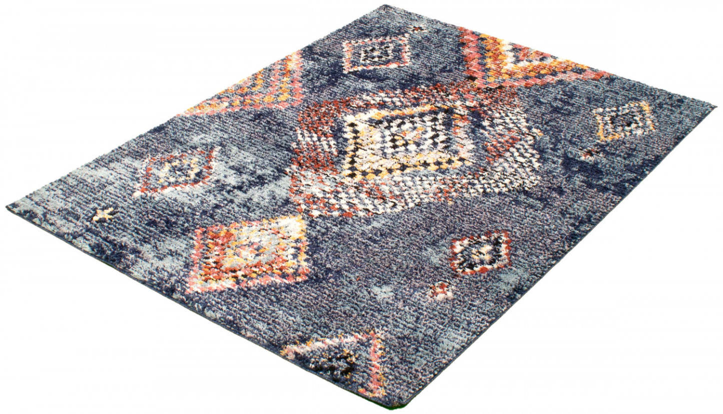 Tapis Makondo Mosaique Bleu - 8'0 x 10'0|Carpette Makondo Mosaique bleu - 8 pi 0 pox 10 pi 0 po| D28A2LUF