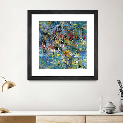 Carpe Diem 2 Matted and Framed Black 36x36 Wall Art|Œuvre d’art murale encadrée noire et mate « Carpe Diem 2 » 36 x 36