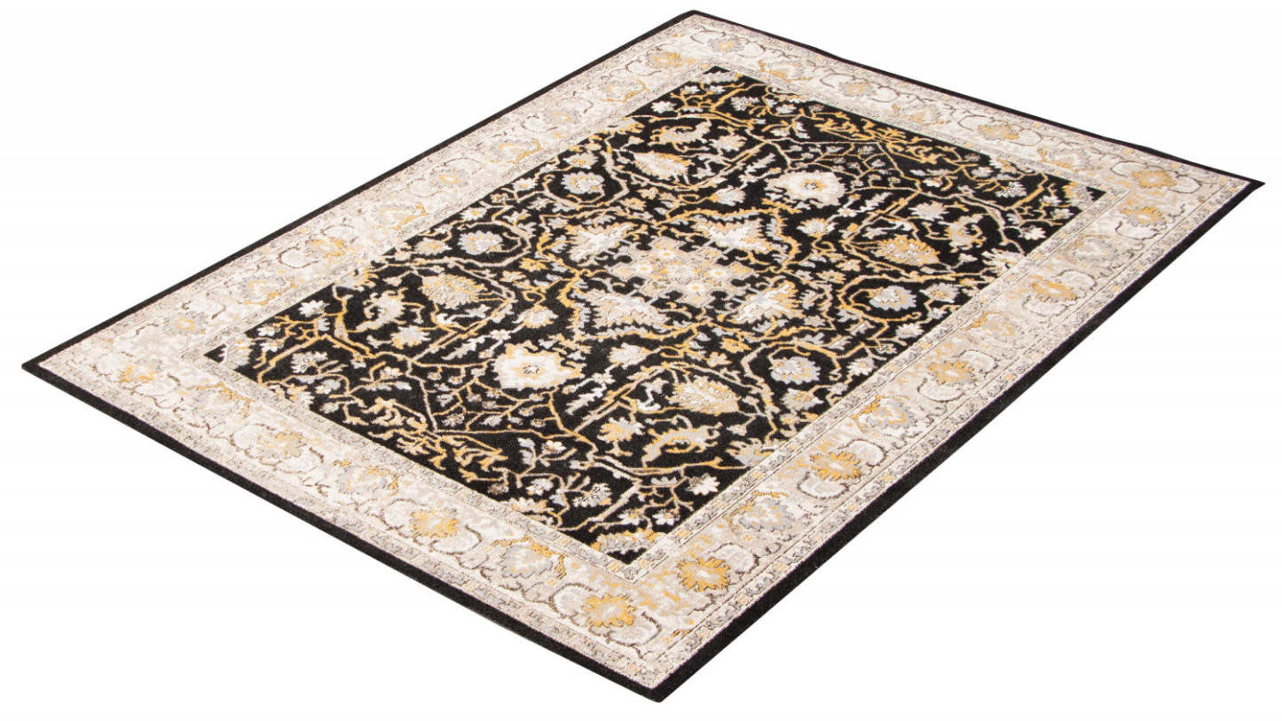 Legacy Black Machine Lavable Area Rug - 3'0 x 5'0|Carpette Legacy noire lavable à la machine - 3 pi 0 po x 5 pi 0 po|D86FZOR6