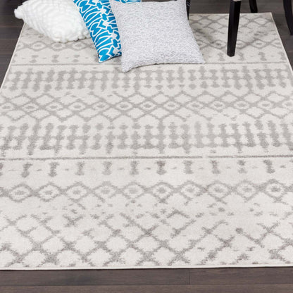 Lav Grey Mor 3x5 Area Rug|Carpette Lav grise à motifs marocains 3 x 5|D80GKYNY