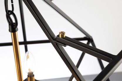 Lustre Roxton à 4 lumières | Lustre Roxton à 4 ampoules | D06HJ37K