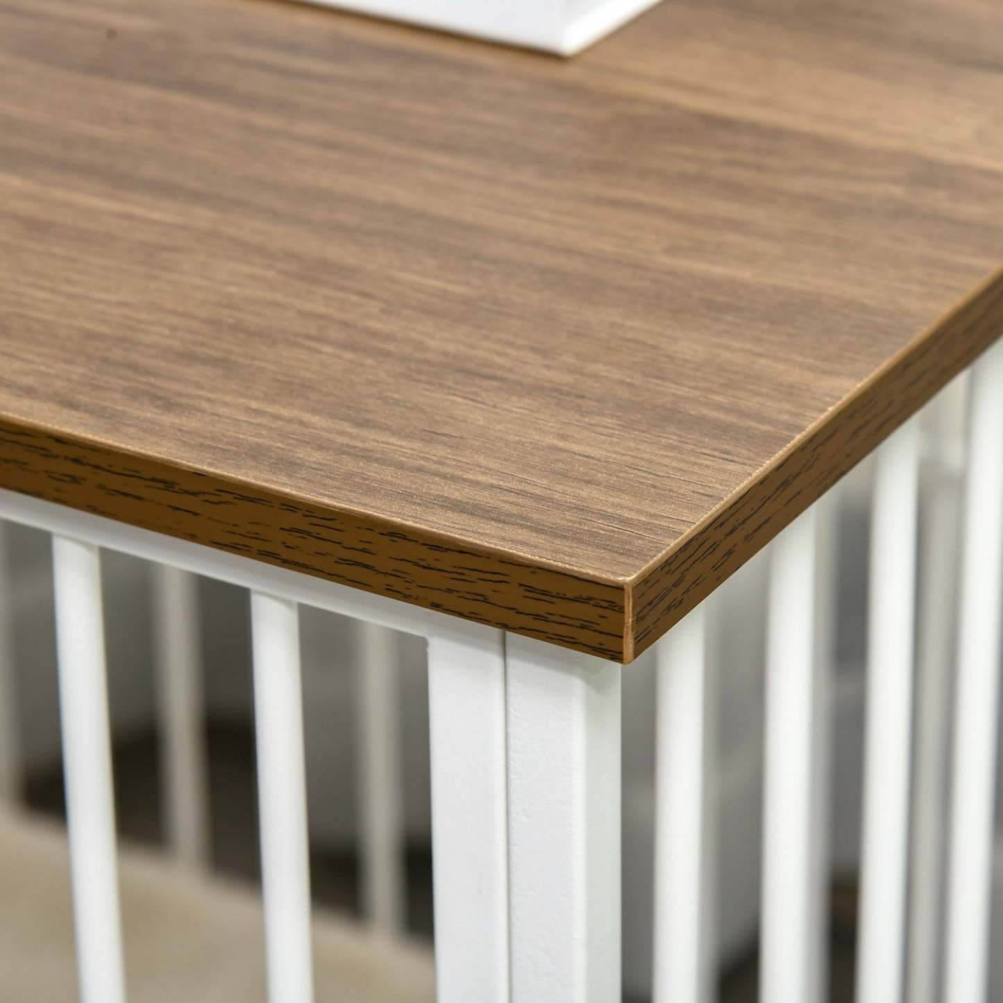 Pawhut Cage Pour Chien, Style Mobilier Cage Pour Animaux, Table de Chevet, Maison Pour Chien Décorative, Avec Coussin Doux|Pawhut Cage Pour Chien Moyens Animaux Avec Coussin Amovible Lavable Porte Verrouillable Avec Loquet