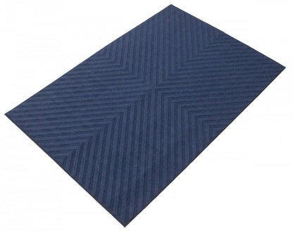 Tapis Dodie Bleu 3'11 x 5'7|Tapis Dodie bleu 3 pi 11 po x 5 pi 7 po|D86FU1U9