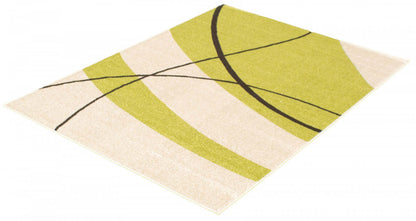Carson Cream-Green Area Rug - 7'10 x 10'2|Carpette Carson crème-verte - 7 pi 10 pox 10 pi 2 po| D2A1OKT5