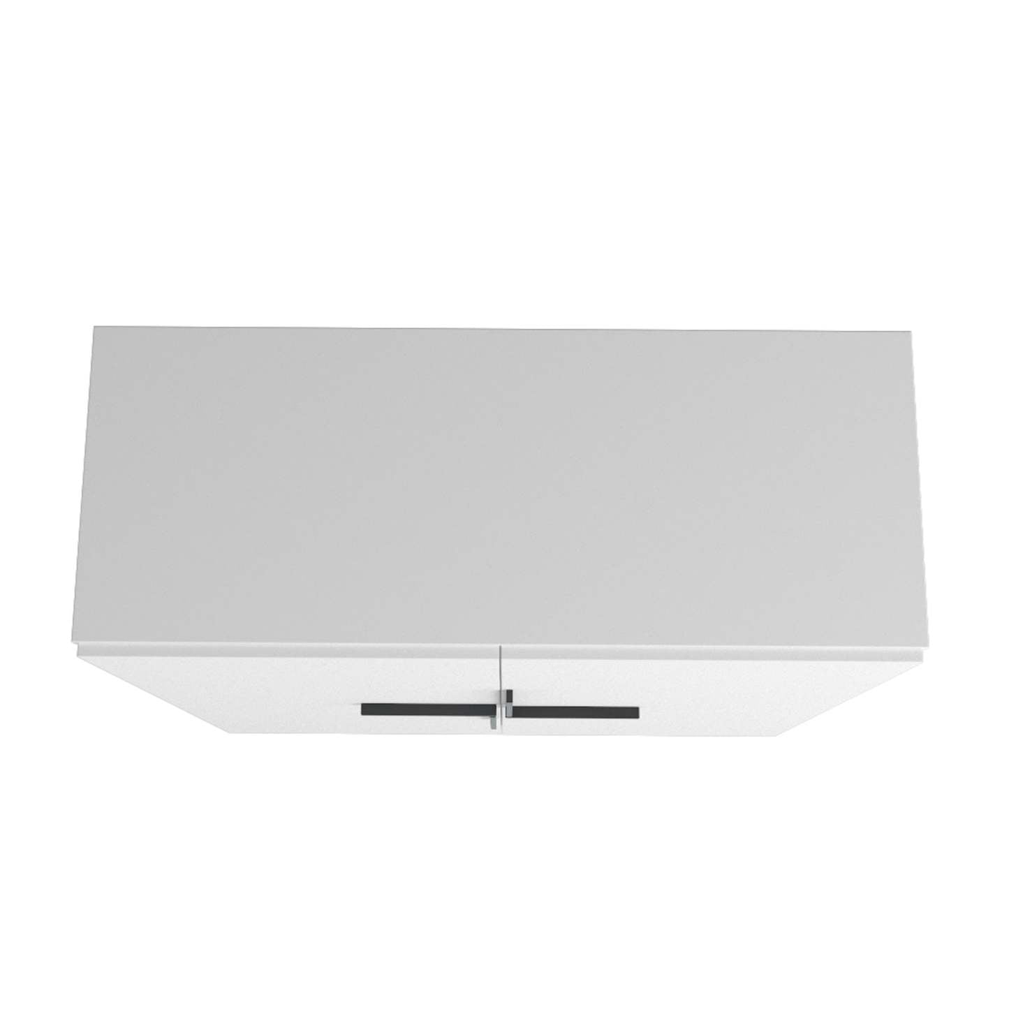 Manhattan Comfort Beekman Low 4-Shelf Accent Cabinet - Blanc|Petite armoire décorative Beekman de Manhattan Comfort avec 4 tablettes - blanche