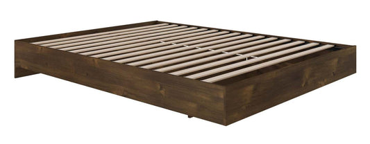 Lit plateforme double Nordika - Truffe | Lit plateforme double Nordika - truffe | D08H0LZT