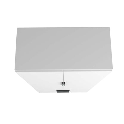 Manhattan Comfort Beekman 6-Shelf Accent Cabinet - Blanc|Armoire décorative Beekman de Manhattan Comfort avec 6 tablettes - blanche