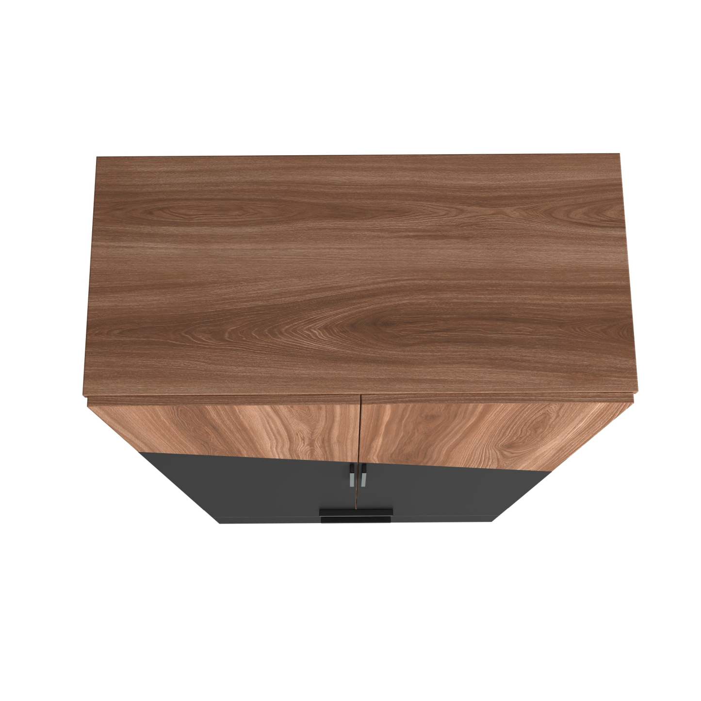 Manhattan Comfort Beekman 6-Shelf Accent Cabinet - Brown &amp; Black|Armoire décorative Beekman de Manhattan Comfort avec 6 tablettes - brune et noire