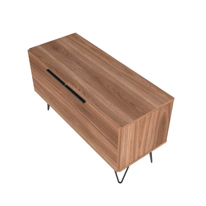 Manhattan Comfort Beekman 2-Shelf Accent Cabinet - Brun|Armoire décorative Beekman de Manhattan Comfort avec 2 tablettes - brune