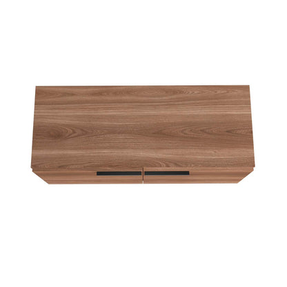 Manhattan Comfort Beekman 2-Shelf Accent Cabinet - Brun|Armoire décorative Beekman de Manhattan Comfort avec 2 tablettes - brune