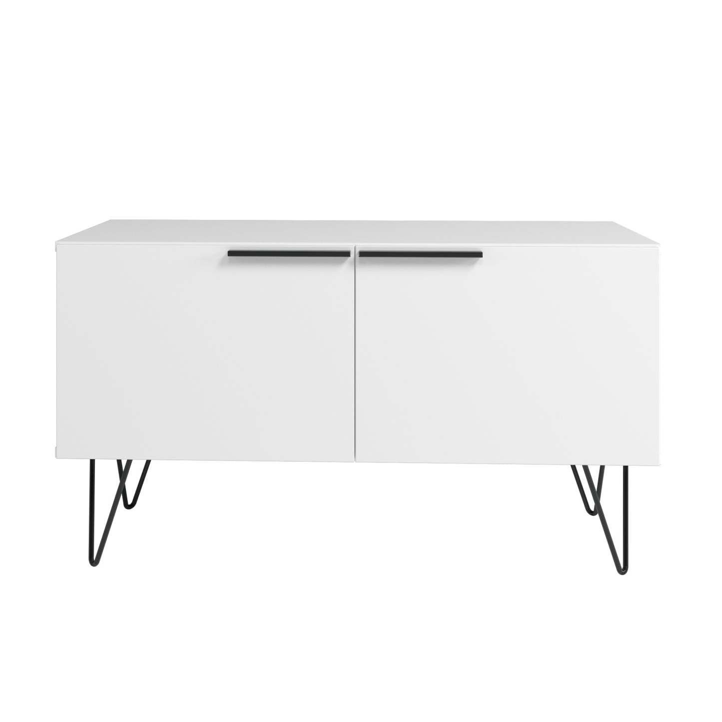 Manhattan Comfort Beekman 2-Shelf Accent Cabinet - Blanc|Armoire décorative Beekman de Manhattan Comfort avec 2 tablettes - blanche