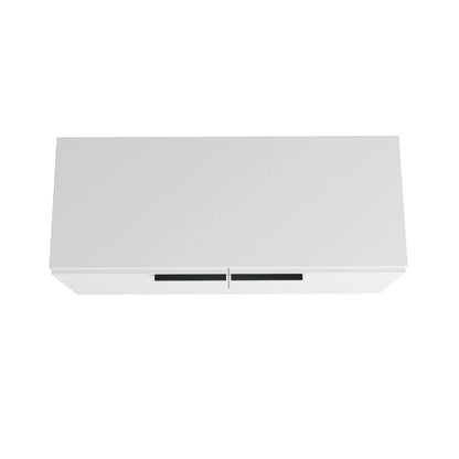 Manhattan Comfort Beekman 2-Shelf Accent Cabinet - Blanc|Armoire décorative Beekman de Manhattan Comfort avec 2 tablettes - blanche