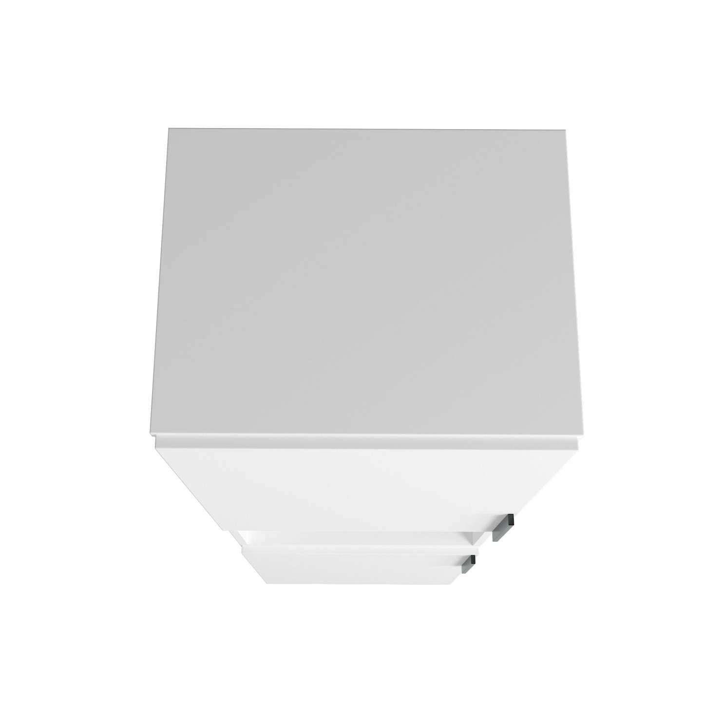 Manhattan Comfort Beekman 17.51 ​​Narrow Library Cabinet with 5 Shelves - Blanc|Armoire bibliothèque étroite Beekman de Manhattan Comfort de 17,51 po avec 5 tablettes - blanche