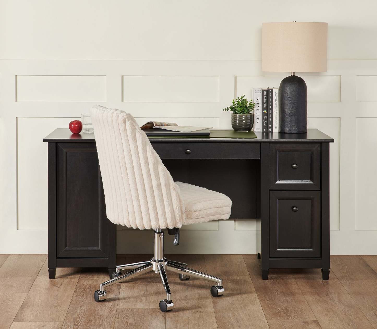 Chaise de bureau réglable Sealy® Mink 26 - Crème | Chaise de bureau réglable Mink de Sealy de 26 po - crème | MINKSCHR