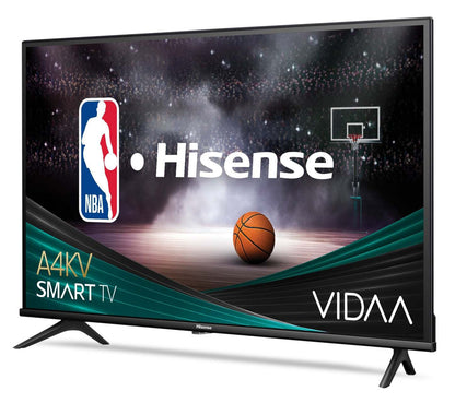 HISENSE 32 720p HD Full Array LCD 60 Hz VIDAA TV (32A4KV) | Téléviseur LCD HISENSE HD 720p de 32 pouces à 60 Hz à matrice complète avec VIDAA (32A4KV)