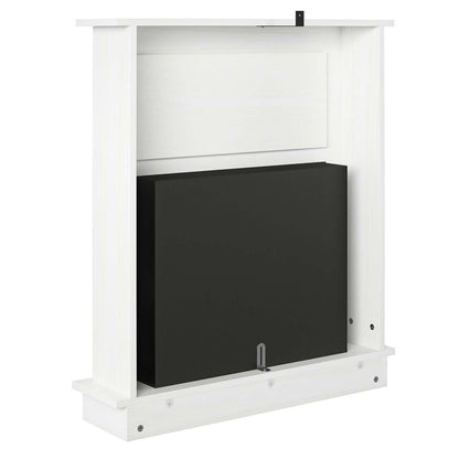 Ameriwood Home Foyer électrique Ellsworth avec manteau - Blanc|Foyer électrique Ellsworth d'Ameriwood Home avec manteau - blanc