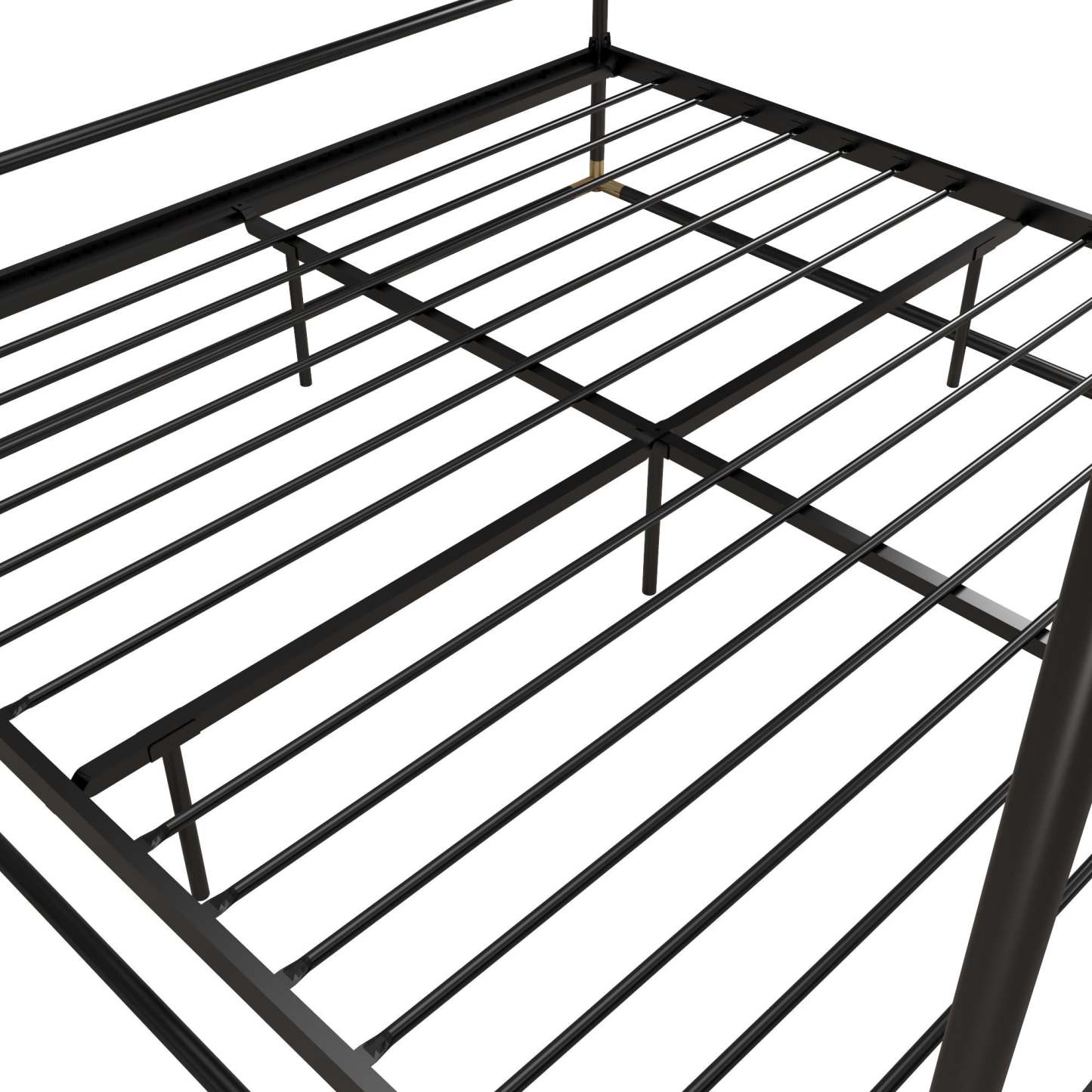 Cosmoliving By Cosmopolitan Celeste Canopy Metal King Bed - Black/Gold|Très grand lit à baldaquin Celeste de Cosmoliving By Cosmopolitan en métal - noir et doré