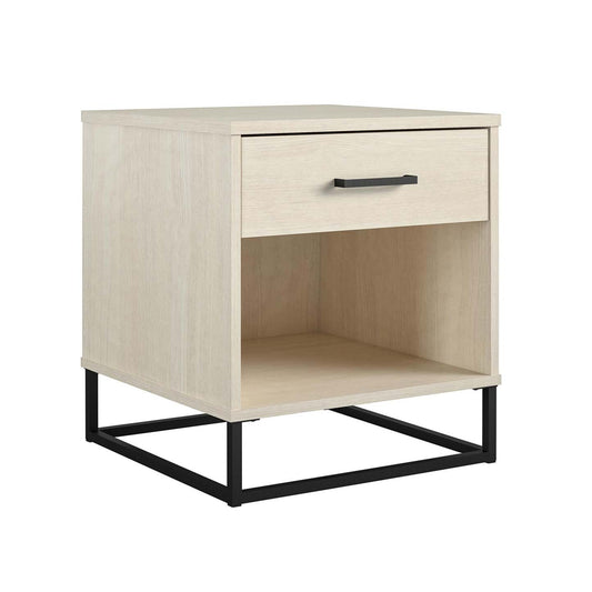 Novogratz Kelly Nightstand - Chêne ivoire|Table de nuit Kelly de Novogratz - chêne ivoire